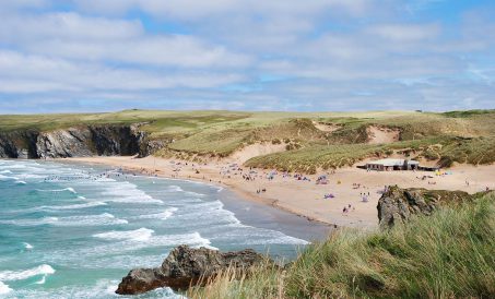 Holywell Bay Beach