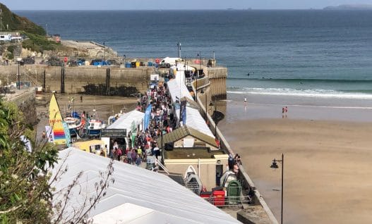 Newquay fish festival in Cornwall